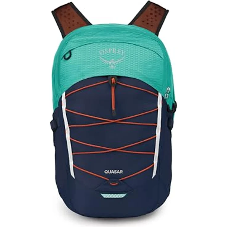 Osprey Quasar Rucksack für Lifestyle, unisex Reverie Green/Cetacean Blue O/S, mit Laptop-Fach und elastischen Flaschenhaltern – Bild 1