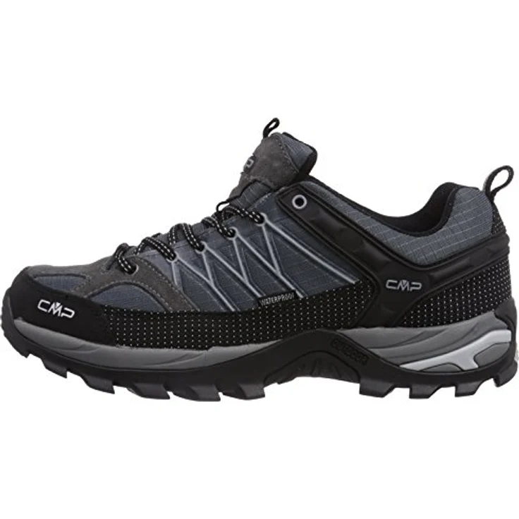CMP RIGEL LOW TREKKING SHOES WP, wasserdichte Wanderschuhe mit EVA-Sohle und gummierter Profilsohle – Bild 7