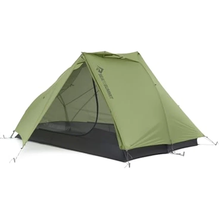 Sea to Summit Alto TR2 Zelt, Green - Ultraleichtes 3-Jahreszeiten Zelt mit Tension Ridge Design und zwei Eingängen – Bild 1