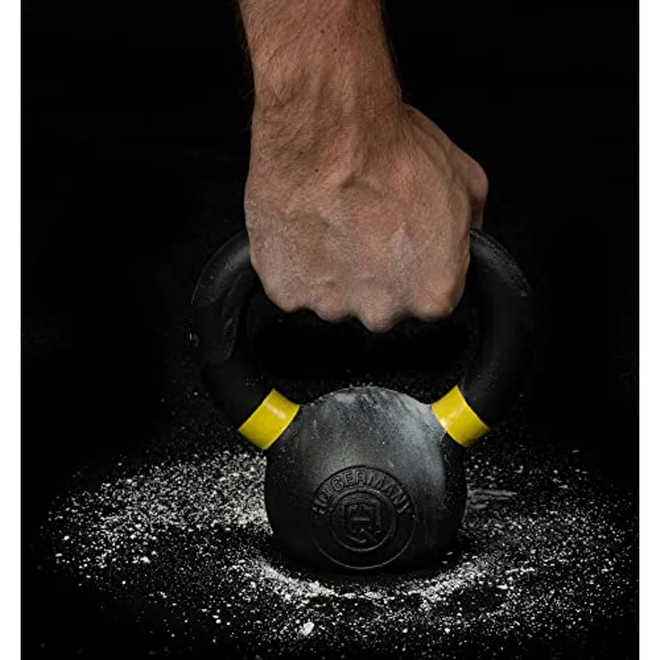 HQ Germany® Powdercoat Kettlebell | Vollguss | 4-32kg | Starter-Sets | ±2,0% Gewichtstoleranz, Gewicht:04KG – Bild 5