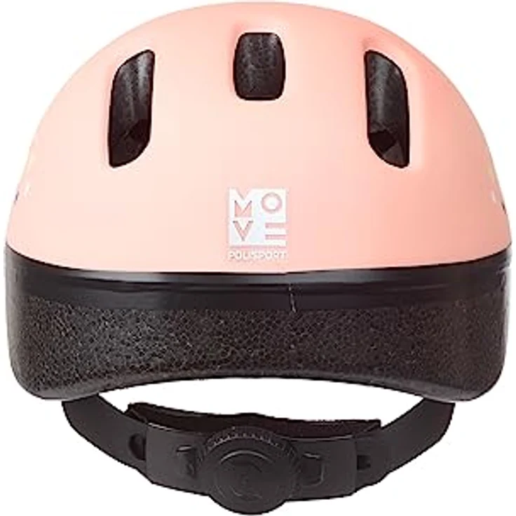 Polisport Babyhelm Happy Rainbow, Unisex, justierbar, XXS (44-48 cm), rosa, für Kleinkinder von 9 Monaten bis 2 Jahren, robust und sicher – Bild 4