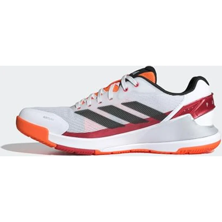 adidas Crazyquick Laufschuhe JR4647-NARANJA für Herren, leichte Konstruktion mit Lightstrike Dämpfung und griffiger Adiwear Außensohle, Cloud White / Core Black / Lucid Orange – Bild 3