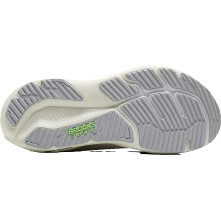 Brooks Glycerin GTS 23, Laufschuhe mit GuideRails™-Technologie, Dämpfung und atmungsaktivem Obermaterial, grau/grün/schwarz, Größe 46.5 – Bild 6