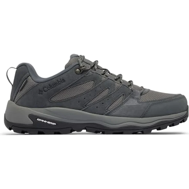 Columbia Redmond IV Low WP 2128721053, Herren Trekkingschuhe, wasserdicht, grau, mit Omni-Grip Live™ Außensohle und Gummizehenschutzkappe – Bild 7