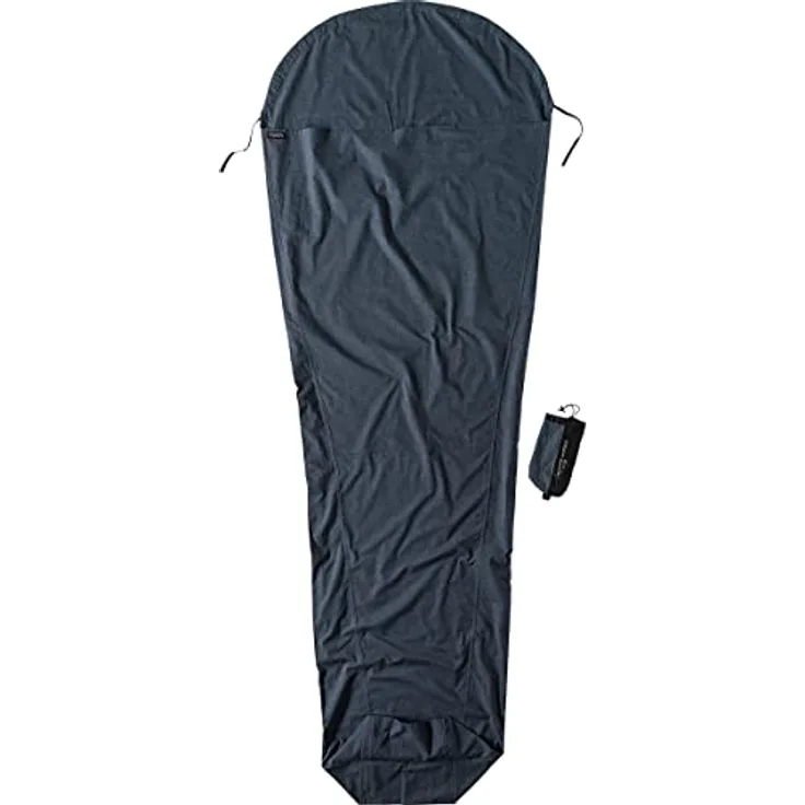 Cocoon MummyLiner, Schlafsack aus 100% Bio-Baumwolle, 241 cm, leicht, ideal für warme Klimazonen, wärmeisolierend