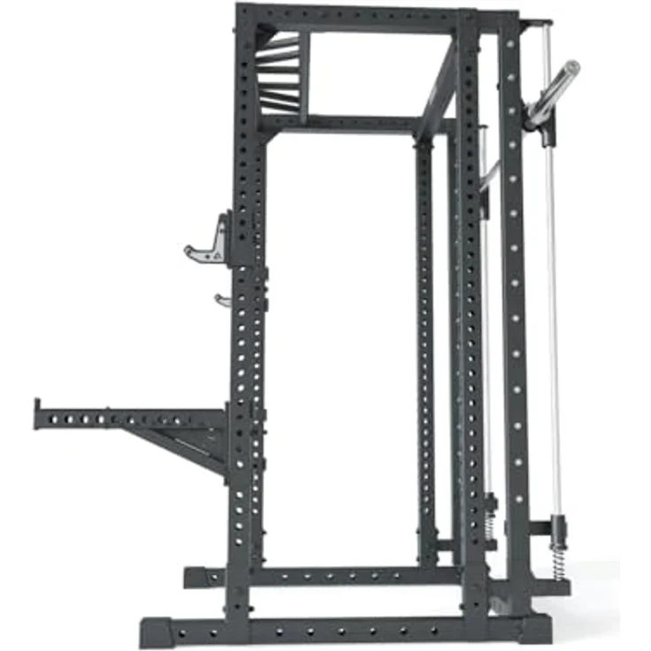 Atletica R7-Reeve Power Rack | Power Rack mit Smith Machine | Kompaktes Basisrack für Grundübungen | Calisthenics | Kniebeugen | Bankdrücken | Schulterdrücken | Rudern Größe 220 cm – Bild 5