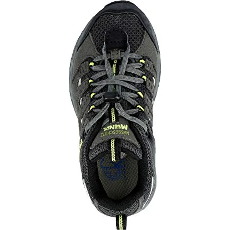 Meindl Nebraska Wanderschuh, schwarz, aus Nubukleder mit Clima Fußbett AIR-ACTIVE® und Meindl Magic Light Trail Sohle, ca. 410g (Gr. 8) – Bild 3