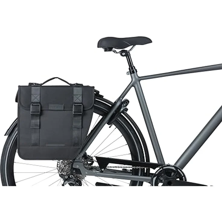 Basil Tour, Velotasche für Gepäckträger, 28 l, wasserabweisendes 600D Polyester, schwarz – Bild 5