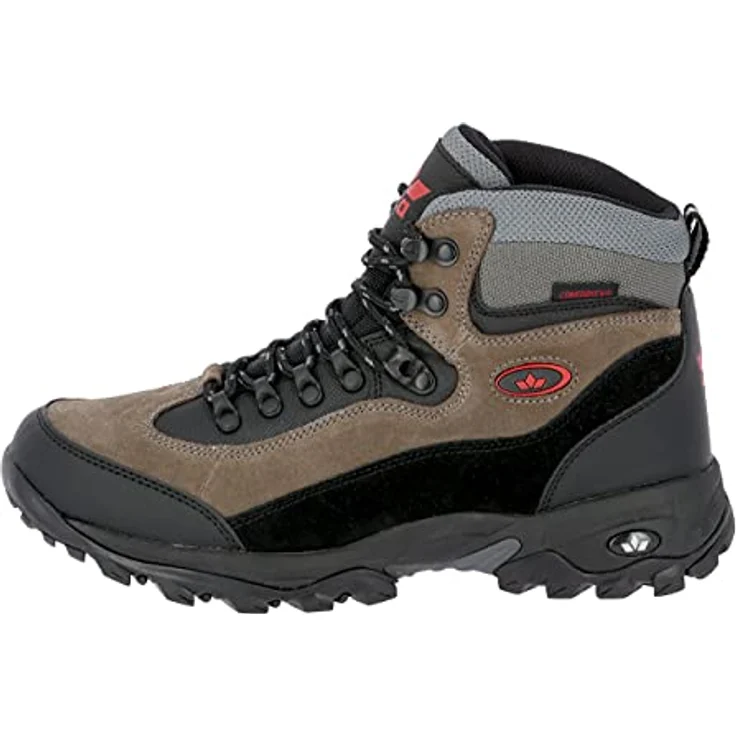Lico Milan, Herren Wanderschuhe aus Veloursleder mit Gummilaufsohle, Schwarz, Größe 40 – Bild 1