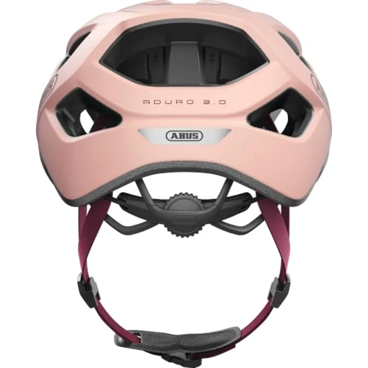 ABUS ADURO 3.0 Bordeaux Rose M, Fahrradhelm mit In-Mold-Verbindung, guter Belüftung und verstellbarem Größenanpassungssystem – Bild 3