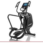 HAMMER Finnlo Ellipsentrainer Fly RX – 21 Programme, Kinomap kompatibel, 12 kg Schwungmasse, Frei schwingende Trittflächen, 10" TFT-Touchscreen, Schwarz