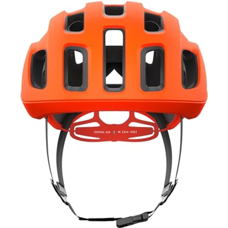 POC Ventral Air MIPS Fahrradhelm, Fluorescent Orange Matt, Leichtbau, hervorragende Belüftung, Größe S (50-56cm) – Bild 2