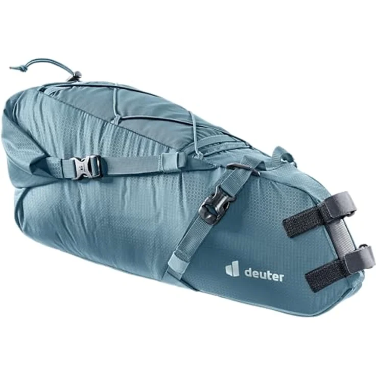 Deuter Velotasche 16 l, Satteltasche aus recyceltem Material mit Roll-Top-Verschluss und reflektierenden Elementen – Bild 1
