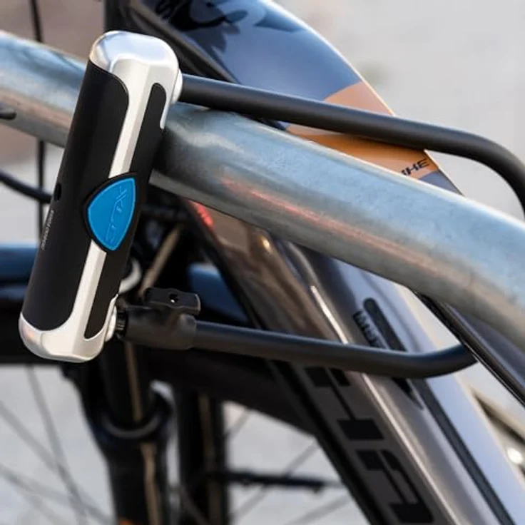 XLC Veloschloss Sundance & Cassidy III, Bügelschloss Ø 13mm/115x230mm und Ø 10mmx1200mm, 120 cm – Bild 4