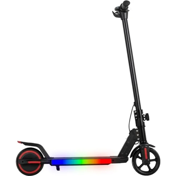 eFlux Kids K1 E Scooter, Elektroscooter für Kinder ab 6 Jahren, klappbar, LED-Beleuchtung, Geschwindigkeit bis 16 km/h, Reichweite bis 15 km, leicht mit 6,5 kg – Bild 4