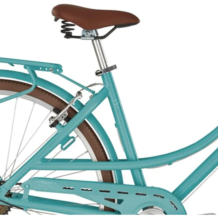 Alpina Bike Free Time, Cityrad für Damen, Aquamarin, 28 Zoll, mit Stahlgabel und Shimano RS-36 Schalthebel – Bild 3