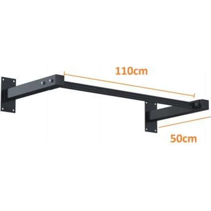 QLS Klimmzugstange Davski Reckstange Klimmzug Stange Turnstange Wand Decke Montage 120 cm – Bild 5