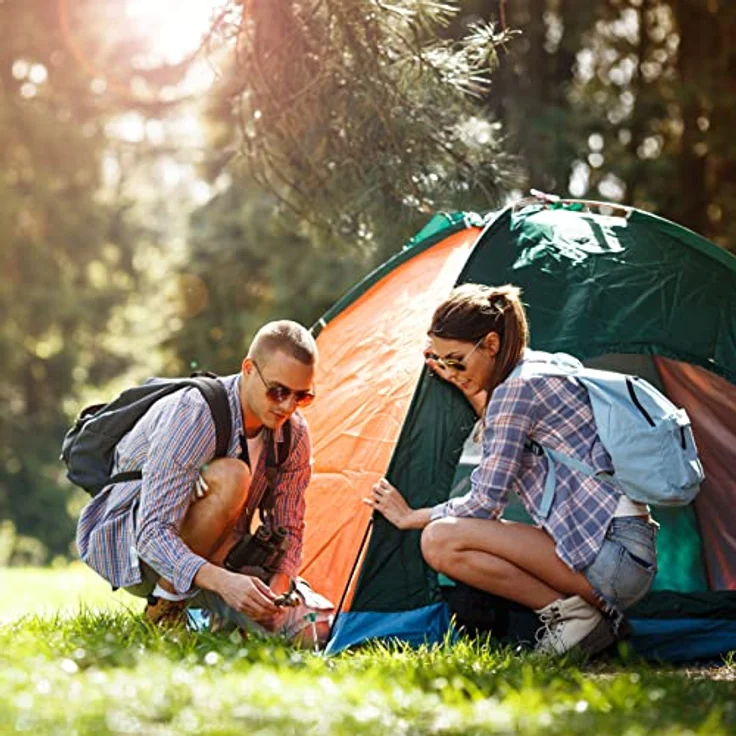 Relaxdays Felsbodenhering 18er Set, Erdanker für Harte Böden, 25 cm, Stahl, stabil fürs Camping, dunkelgrün – Bild 5