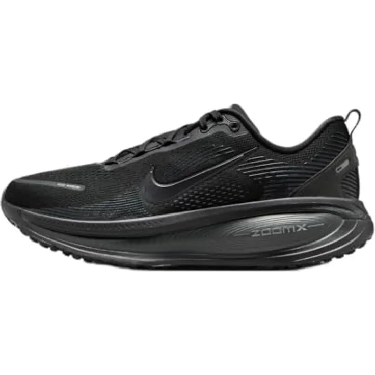 Nike Vomero 18 Laufschuhe, Dual-Density-Zwischensohle mit ZoomX und ReactX, Schwarz EU 43