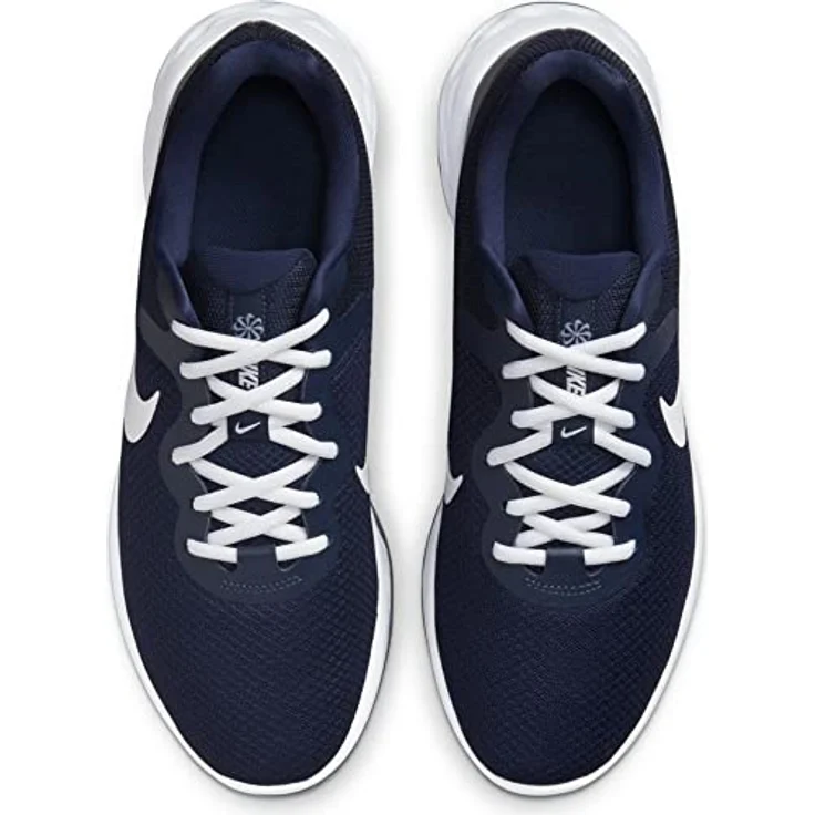 Nike Revolution 6 Next Nature, Laufschuhe mit atmungsaktivem Design und recyceltem Material, blau, Größe 44,5 – Bild 6