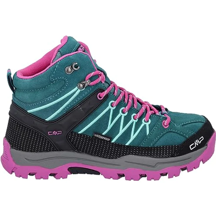 CAMPAGNOLO CMP Kids Rigel Mid Trekking Schuhe, pink, Größe 33, Leder/Textil, Schnürer – Bild 2