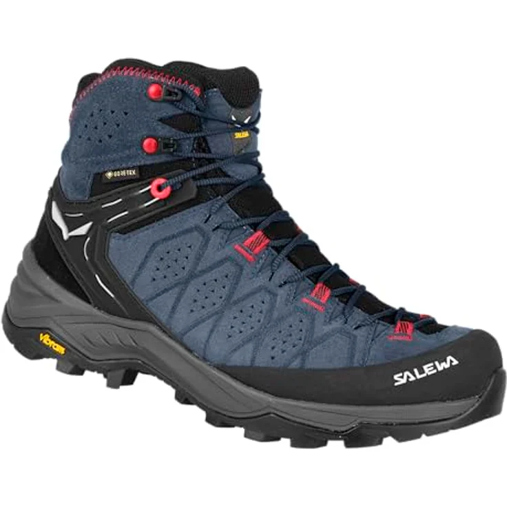 Salewa Women's Alp Trainer 2 Mid GTX, Damen Wanderschuhe mit GORE-TEX® Futter, 40.5, Blau – Bild 1