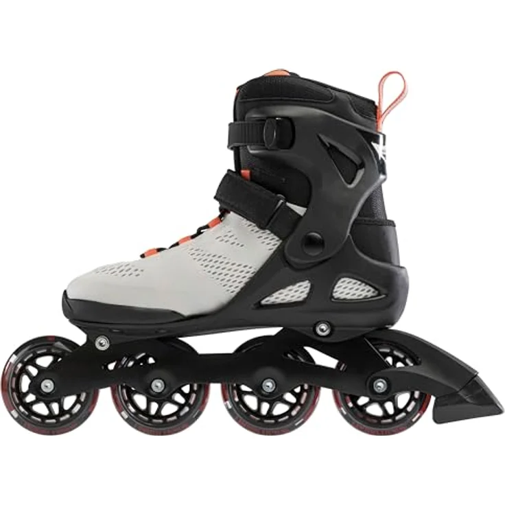 Rollerblade Macroblade 80 W, Damen Rollschuhe mit 80 mm Performance-Rollen, Ghiaccio/Corallo – Bild 3