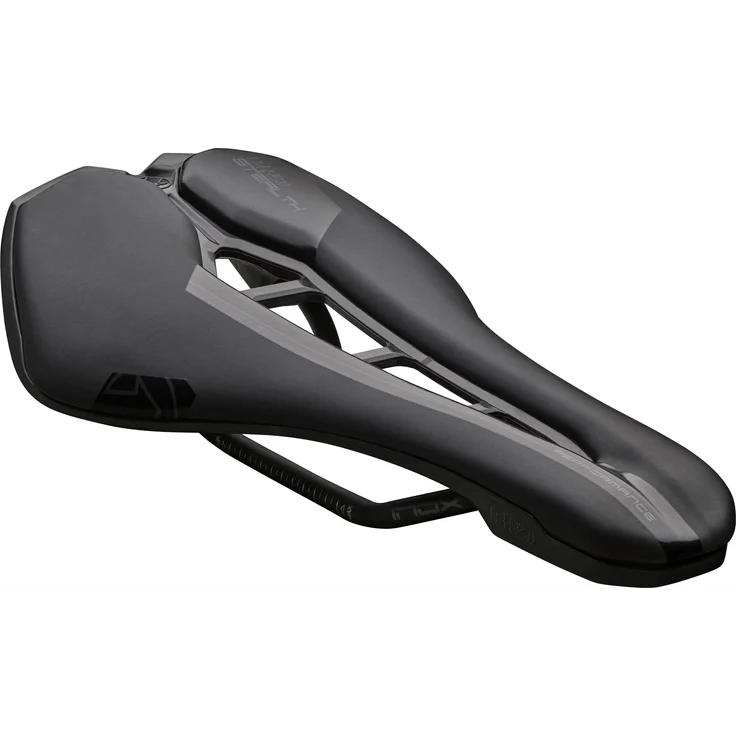 PRO Stealth Performance, Velosattel für Rennradfahrer mit carbonverstärkter Polymer-Schale und anatomischer Aussparung, schwarz – Bild 1