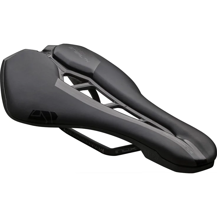 PRO Stealth Performance, Velosattel für Rennradfahrer mit carbonverstärkter Polymer-Schale und anatomischer Aussparung, schwarz