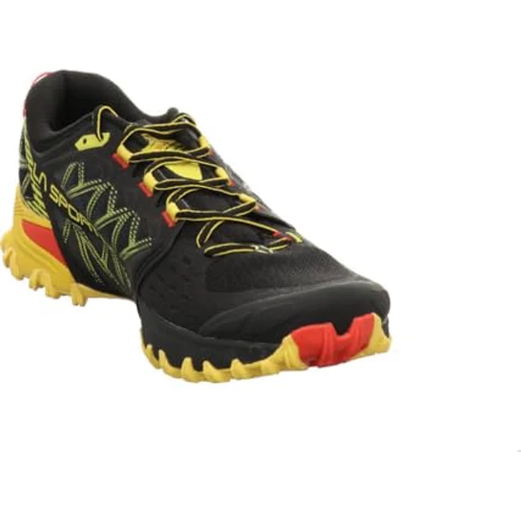La Sportiva Bushido III, Herren Laufschuhe mit griffiger FriXion Red Bi-Compound Sohle, Schwarz, Größe 42 – Bild 3