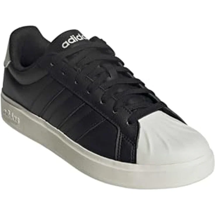 adidas Herren Streettalk Schuhe, Laufschuhe aus Synthetikleder, Core Black/Core Black/Off White, 46 2/3 EU – Bild 10