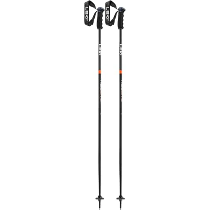 Leki Pro G, Skistöcke (115 cm) mit PAS-Griff, Aluminium HTS 6.0 Schaft, rutschfester Sicherheitstriemen und Renn-/Trekkingkorb – Bild 1