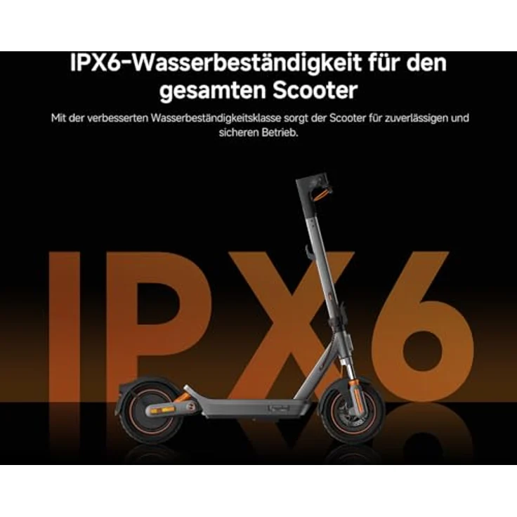 XIAOMI Electric Scooter 6 Max E-Scooter, 12 Zoll Tubeless, 70 km Reichweite, 1100W, Doppelscheibenbremse, TFT-Display, Grau – Bild 19