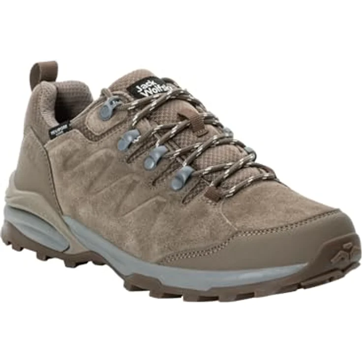 Jack Wolfskin REFUGIO TEXAPORE LOW W, Damen Hikingschuh aus Veloursleder und TEXAPORE CORE, hohe Dämpfung und Komfort – Bild 4