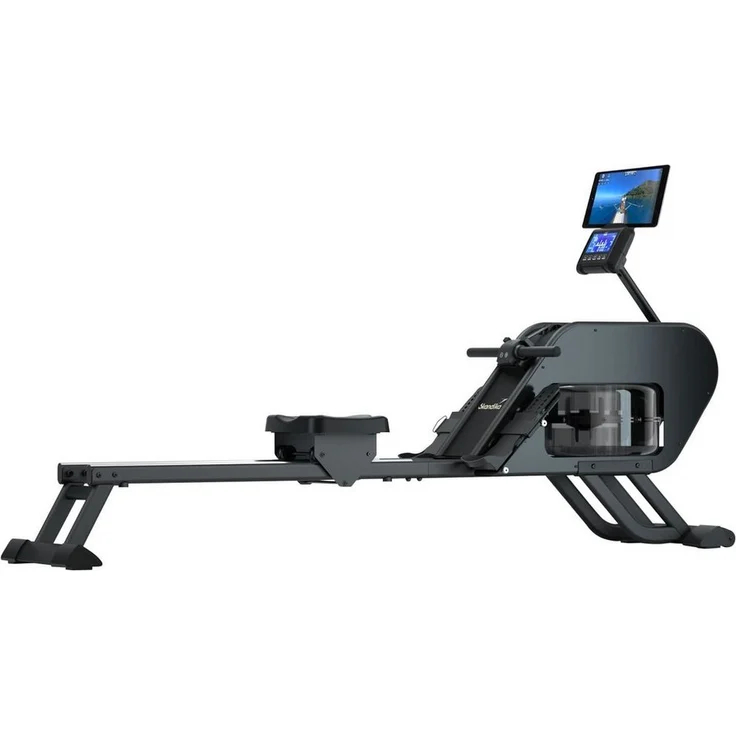 Skandika Rudergerät Nemo III Hybrid, Wasserwiderstand und magnetischer Widerstand, schwarz – Bild 1