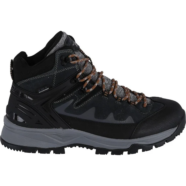 Icepeak Wynne Mid, wasserdichter grau Herren Wanderschuh mit Lycra-Futter und Phylon-Zwischensohle