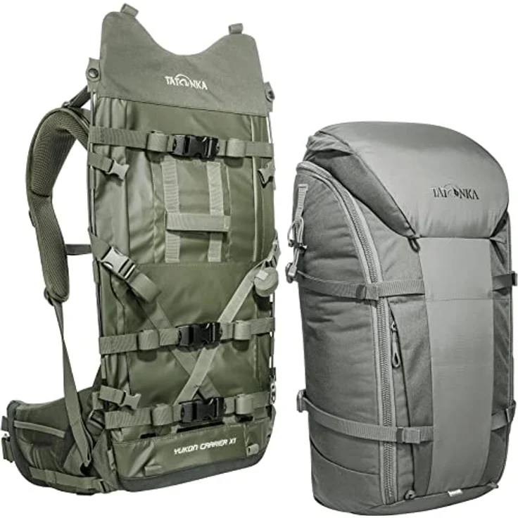 Tatonka Yukon Carrier X1, Trekkingrucksack 74 cm, 100% Polyamid, olive – Bild 4