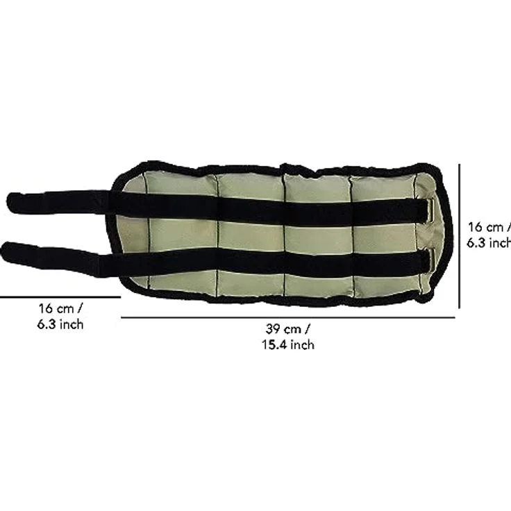 Tunturi 2er Set Manschettengewichte für Arme und Beine, 0,5 kg, Handgelenksgewichte und Knöchelgewichte – Bild 4