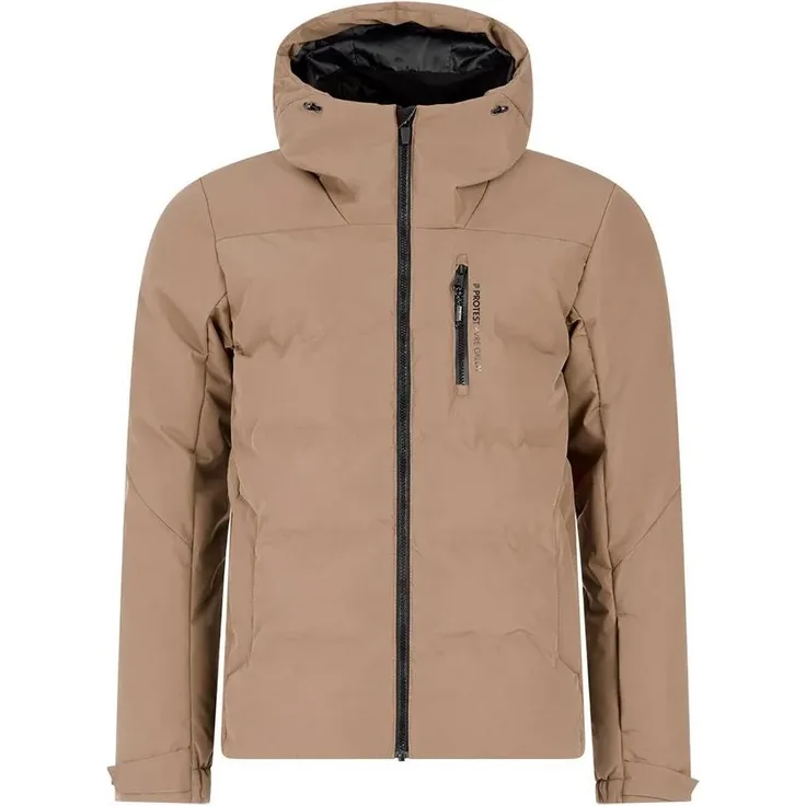 Protest Superior Jacke, wasserdichte Skijacke mit Kunstfaser-Isolierung, beige, 2XL