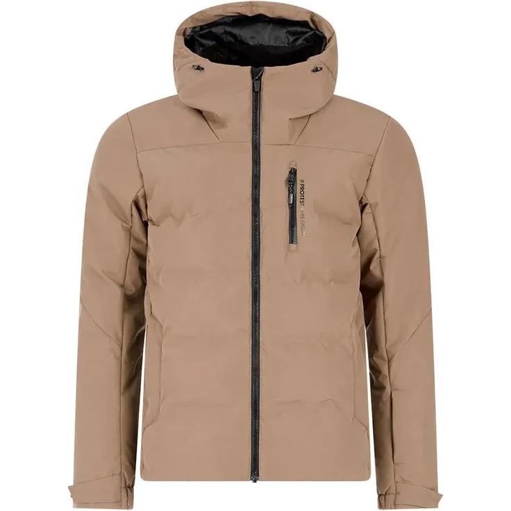 Protest Superior Jacke, wasserdichte Skijacke mit Kunstfaser-Isolierung, beige, 2XL