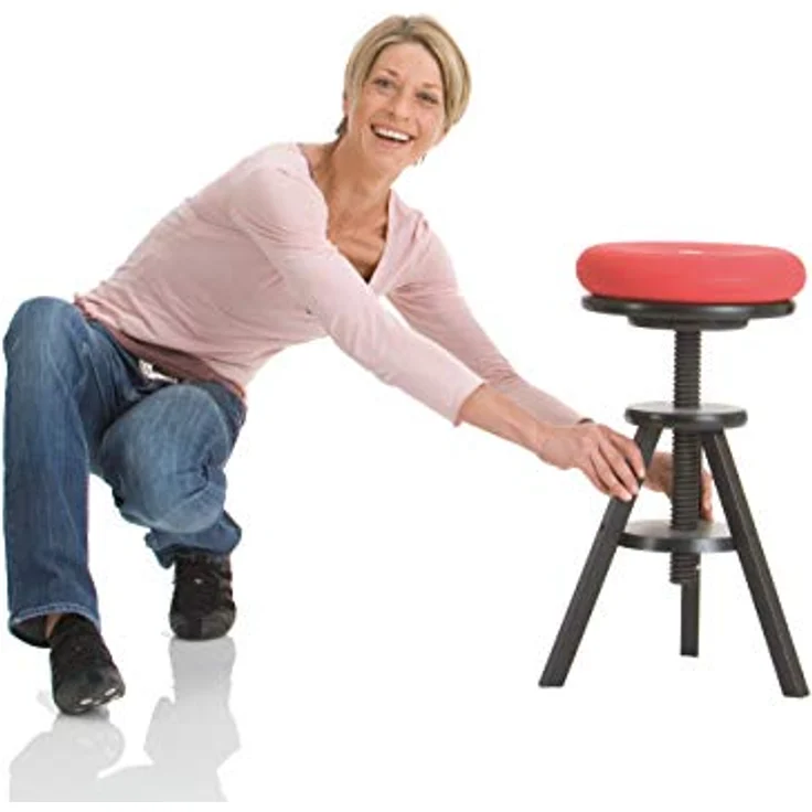 Togu Dynair Ballkissen, türkis, 33 cm - Luftgefülltes Balancekissen für starken Rücken und mehr Balance – Bild 4