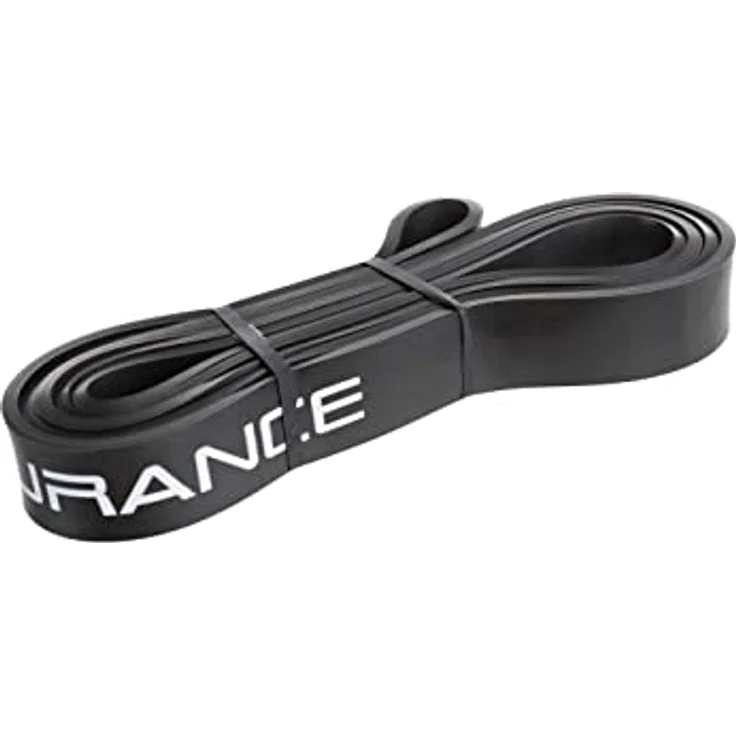endurance Unisex Power Band 1001, Hochwertiges Pilates-Band mit hohem Widerstand, Schwarz, Einheitsgröße