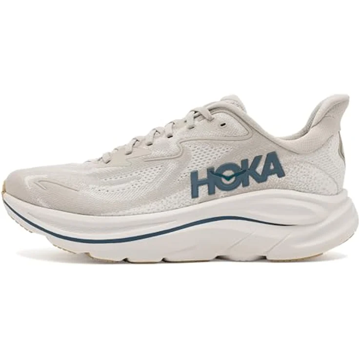Hoka Clifton 10 Herren Laufschuhe, ultraleichte Dämpfung, 8 mm Sprengung, Weiß, Größe 47 1/3 – Bild 4