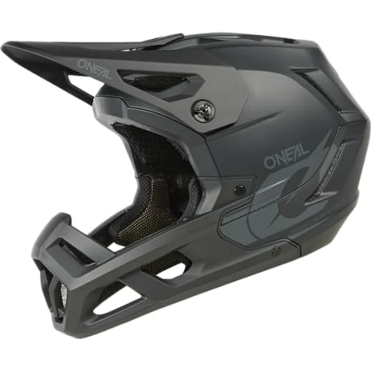 O'NEAL SL1 Helmet SOLID, Leichtgewichtiger Enduro Full-Face Helm in Schwarz, Größe S mit optimierter Belüftung und Break-away Kunststoffschrauben für erhöhte Sicherheit – Bild 2