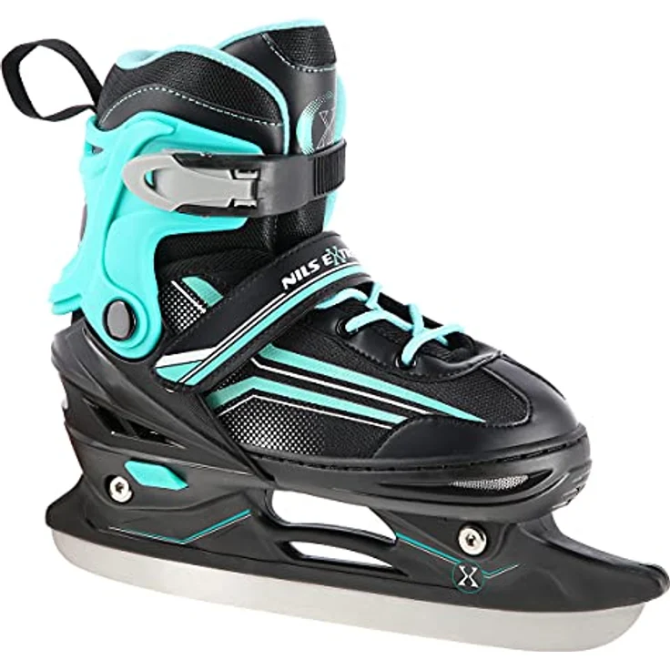 NILS EXTREME Inlineskates 2-IN-1 Inliner Schlittschuhe wechselbare Kufen, Verstellbare Größe, Alu-Schiene, ABEC7 Lager – Bild 3