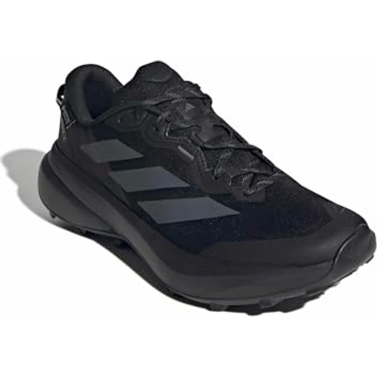 adidas Terrex Tracefinder Plus Gtx, wasserdichte Trailrunning Schuhe mit griffiger Sohle, cblack/grefiv/cblack, Größe: 9 – Bild 3