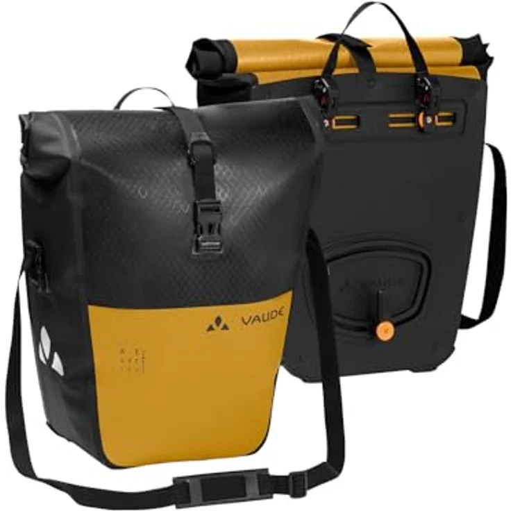 Vaude Aqua Back Color, Gepäckträgertasche (48 l, wasserdicht, recyceltes Tarpaulin, seitliche Befestigung) – Bild 1