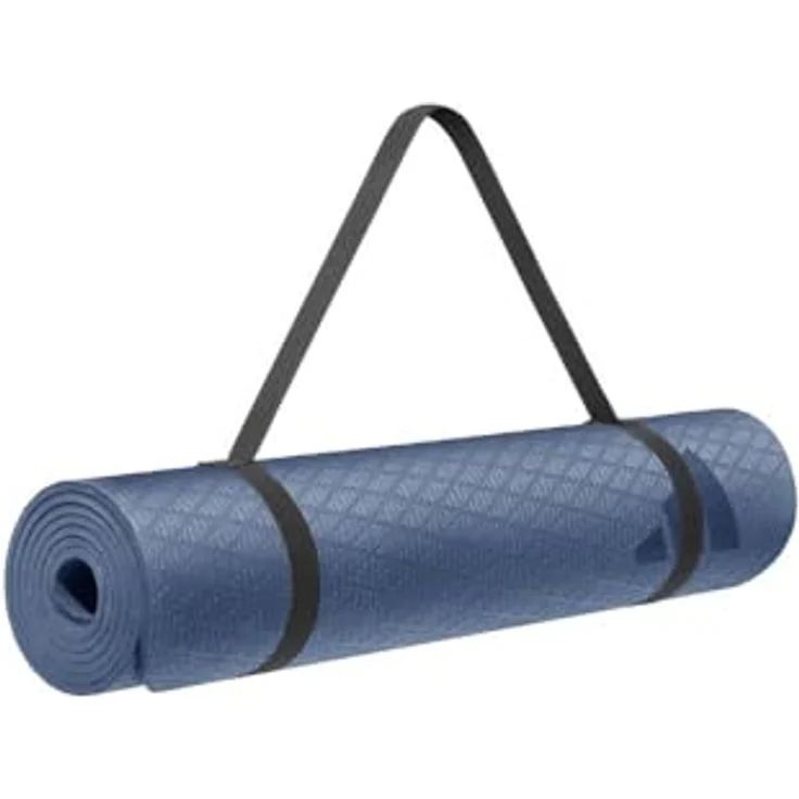 adidas 6-mm Yogamatte, komfortable Fitnessmatte aus 50 % recyceltem Material, griffige Oberfläche, 183 x 61 cm – Bild 5