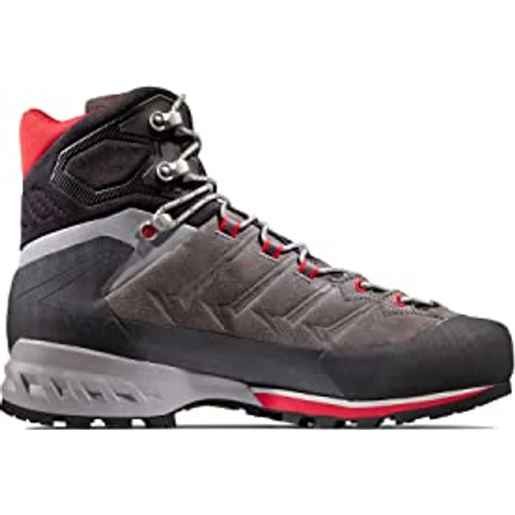 Mammut Kento Tour High GTX, wasserdichter Trekking-Wanderschuh aus Spaltleder mit hervorragendem Grip, titaniumgrau – Bild 4