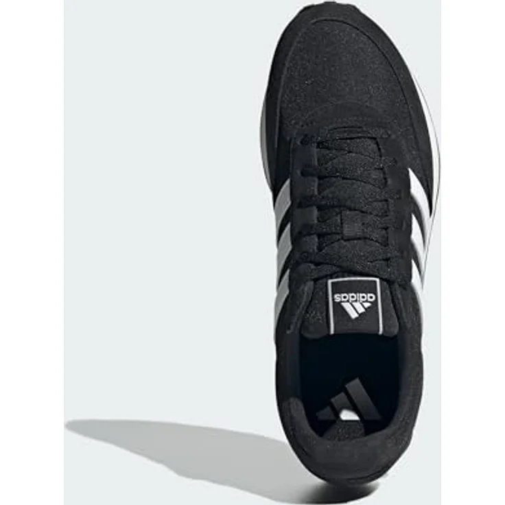 Adidas Run 60s 3.0 Classic Retro Sneaker, Laufschuhe in Schwarz/Weiß, IE3826, Schuhgröße 45 1/3 EU – Bild 3